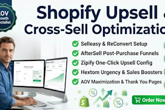 setup upsell and cross sell using selleasy, reconvert, aftersell, zipify