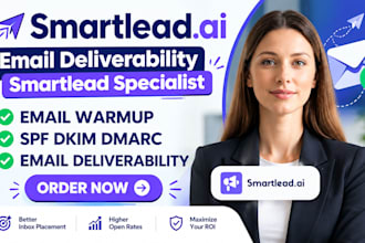 setup smartlead email warmup smartlead spf dkim smartlead dmarc deliverability