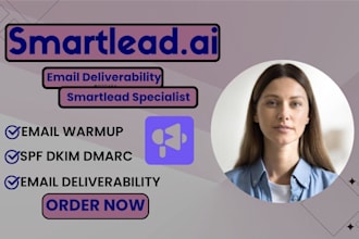 setup smartlead email warmup smartlead spf dkim smartlead dmarc deliverability
