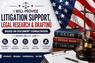 provide litigation support legal research and drafting