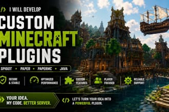 build develop and customize minecraft plugin server mods spigot and papermc java