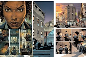 comic book illustration comic strip graphic novel artist comic art comics