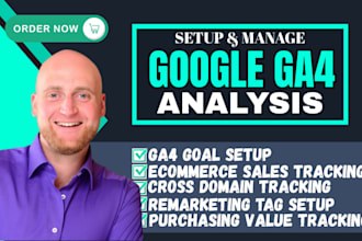 fix or setup google analytics 4, ga4 ecommerce tracking, conversion tracking