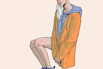 draw a character illustration
