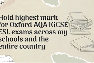 be your experienced english assistant
