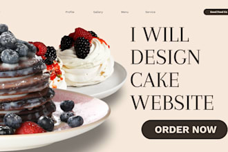 cake website cake design cake logo for business