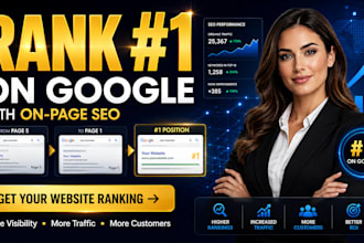 do website onpage SEO and technical optimization for top google ranking