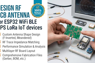 design rf pcb antenna for esp32 wifi ble gps lora iot devices gps antenna pcb