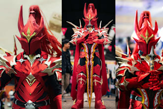 do cosplay power ranger stl armor super sentai pepakura wearable 3d print design