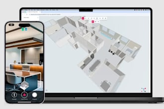 build ai spatial scanning, 3d room reconstruction app, vr furniture app, lidar