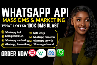 do whatsapp API integration and mass dm marketing without getting banned