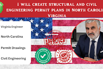 create structural and civil engineering permit plans in north carolina