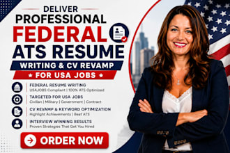deliver professional federal ats resume writing cv revamp for usa jobs
