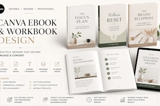convert ai ebook PDF images to editable reusable canva ebook workbook template