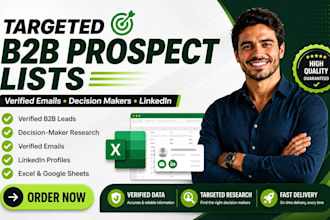 build targeted b2b prospect lists with verified emails