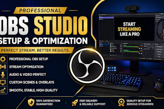 setup obs studio for twitch youtube and live streaming