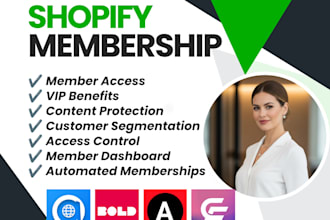 setup shopify membership appstle bold aaa simplee helium