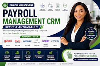 setup payroll management CRM gusto adprun paychex rippling patriot payroll onpay