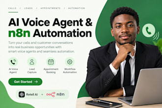 build an ai voice agent with n8n for calls and business automation