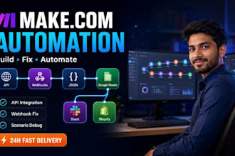 fix make com setup make com automation make workflow make automation make expert