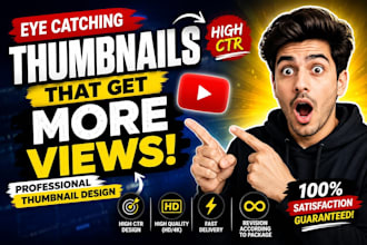 design eye catching youtube thumbnails for your videos