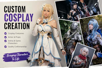 create full body cosplay amor and creation