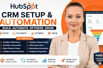 hubspot CRM, workflow automation, sales pipeline, implementation, optimization
