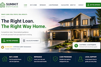 design wix mortgage website home loan website mortgage calculator website