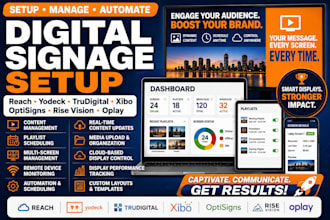setup digital signage reach yodeck trudigital xibo optisigns rise vision oplay
