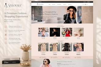 design a shopify clothing store, clothing website