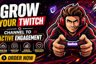 promote your twitch channel to help grow viewers, engagement and affiliate