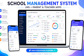 build school management system with parent and teacher apps