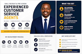 recruit for you experienced customer service agents