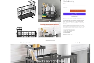 write high converting shopify product page and homepage copy