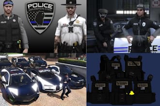 make fivem eup pack creation police ems civilian outfit