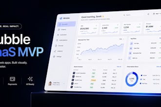 build your saas mvp using bubbleio no code development