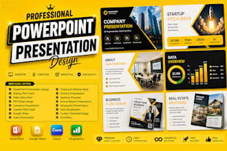 do company presentation design, real estate brochure, whitepaper, business flyer