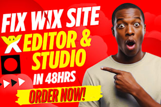 fix wix website for mobile responsiveness optimize wix fix layout wix bugs