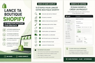vous accompagner pour lancer votre boutique shopify