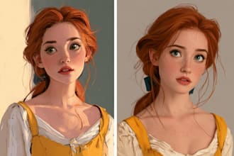 transform you into disney character art