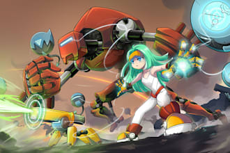 create illustration for game screen, cutscene and concept