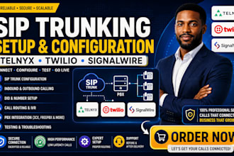 set up sip trunking with telnyx twilio or signalwire