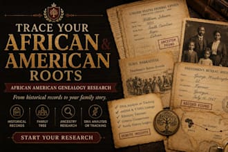 do africa american genealogy research, trace family history and ancestry lineage