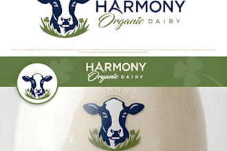 create a unique and vintage farm logo design