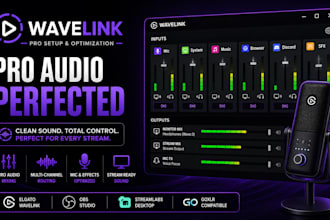 setup elgato wave link and wave xlr for streaming