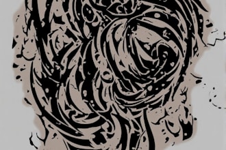 create custom and detailed tribal tattoo design