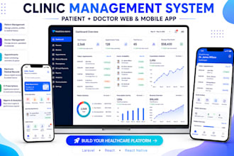 develop clinic healthcare management system web mobile app