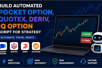 code pocket option automated script, indicator and strategy for options