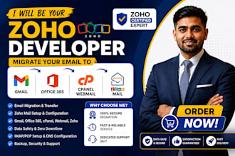 be your zoho developer migrate your email to gmail office365 cpanel webmail zoho
