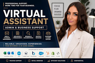 be your virtual assistant for admin support